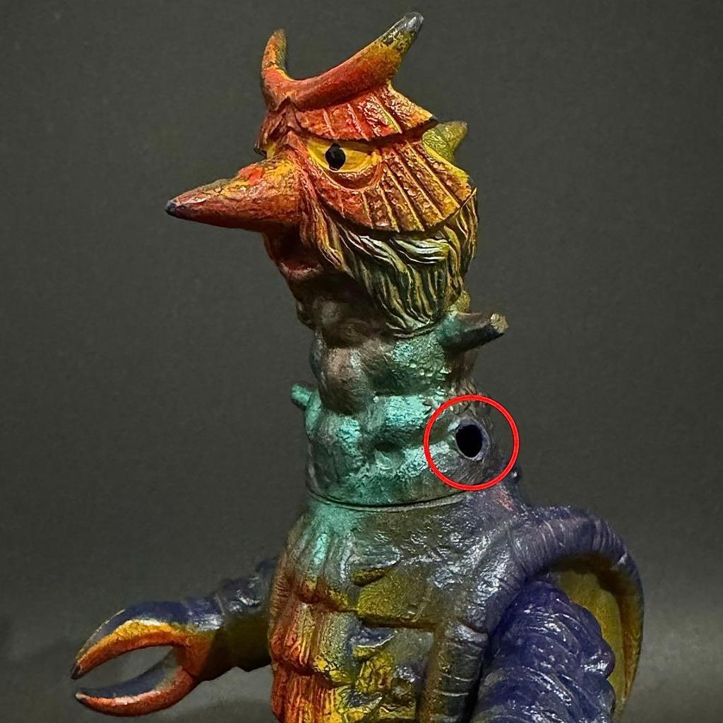 Used [At That Time] Poppy King Saurus Series [Murroa] Monster Soft Vinyl