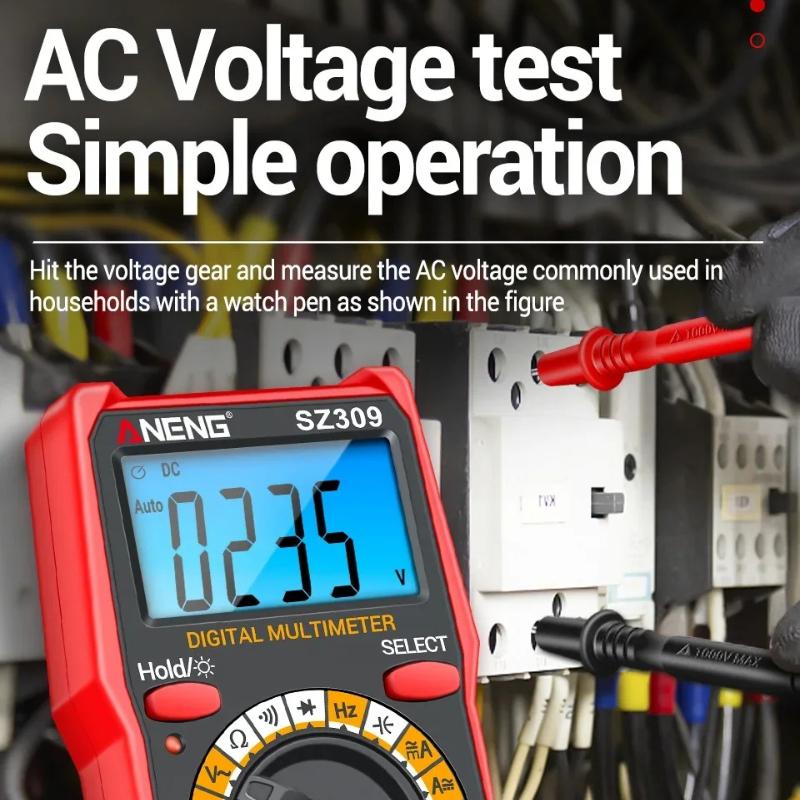 Multifunctional ANENG SZ309 Smart Multimeter 1999 Count Digital Professional High Precision AC/DC Voltage Meter Multimetro Portable Electrician Tools