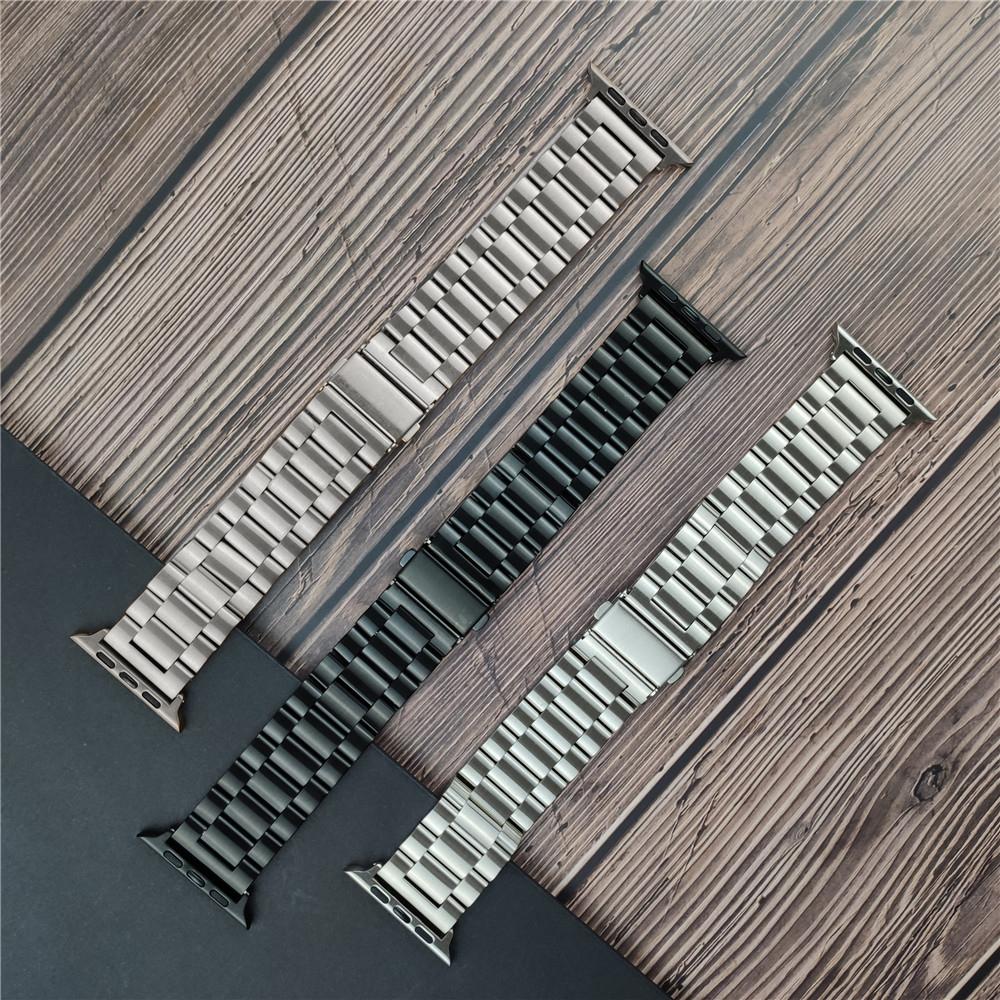 Classic stainless steel Correa for apple watch 10 46mm 42mm band Ultra 2 49mm 9 8 7 6 5 4 se 45mm 44mm 41mm 40mm 3 38mm 2028