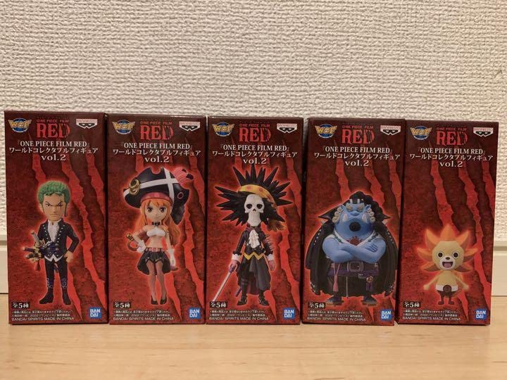 

ONE PIECE ONE PIECE FILM RED Всемирная коллекционная фигурка, том 2 [все 5 типов набора (полный комп)]