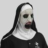 Maska Masquerade - Hełm Zakonnicy z Otwartymi Ustami - Straszna Twarz Ducha na Imprezę Halloweenową