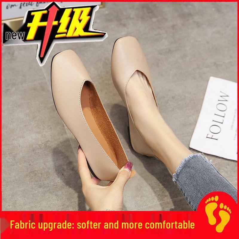 

Women s 2025 Slip-On Soft Sole Loafers: Versatile, Non-Slip Korean Style for Spring & Autumn 35