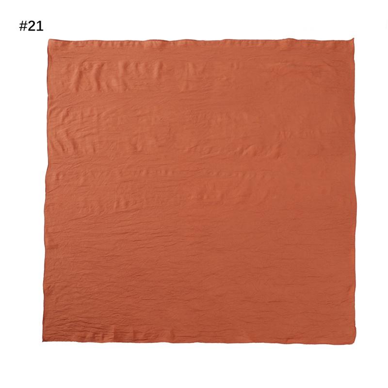 Ramadan Tinta Unita Quadrato 90cm Viscosa Hijab Sciarpa Donna Unicolore Musulmana Copricapo Sciarpe Musulman Fascia per Capelli Turbante Islamico Sjaal