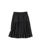 COMONINOZ W Light Check Skirt [Black]