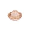 Mini Mexican Carnival Straw Hat Red Wine Bottle Hat Natural Woven Hat Party Decor Small Straw Hat Doll Dining Table Party Prop