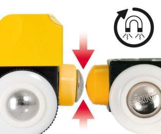 Brio My First Power Locomotive for Ages 18 Months and Wooden Toy Gift 33705, Up. [Toy, Locomotive, Car, (Birthday/Christmas)]