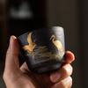 Japanese Handmade Kiln Transformation Ceramic Tea Cup Set of 4 Master Cup Individual Cup Single Cup Large Tea Cup Gift Box Set