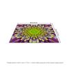 Tuniu Floral Daisy Pattern Rug Non-Slip Home Floor Carpet Mat for Living Room Bedroom