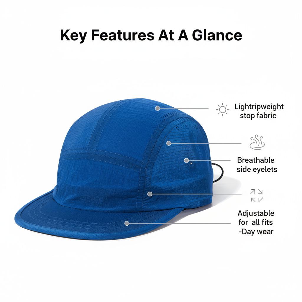Breathable Quick-Dry Summer Mesh Baseball Cap for Outdoor Sports and Running