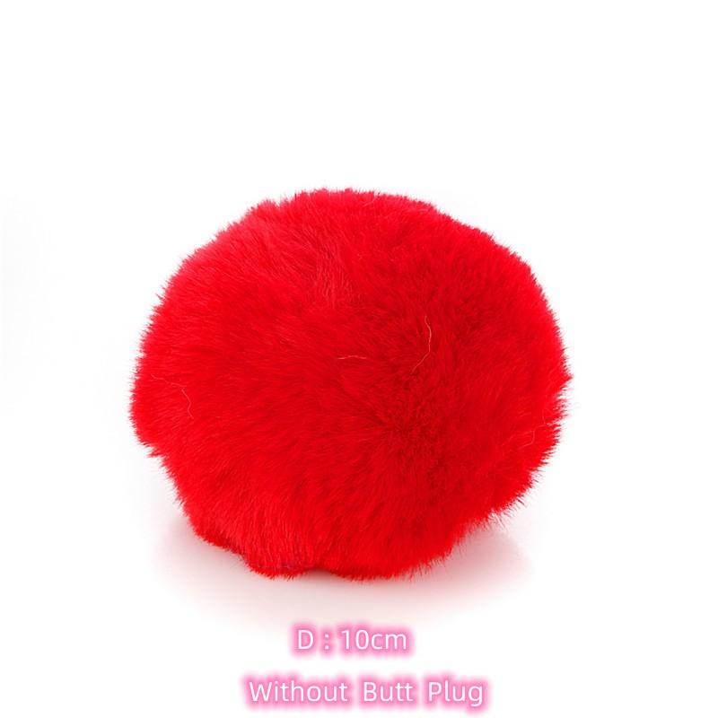 BDSM Faux Fox Tail Anal Plug with Removable Smooth Butt Plug for Men Women Role-playing Adult Games Sex Toys