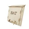 Hanging Bat Shelter House In Construction, Outdoor Bat House for Quiet Tree Placement In Backyard or Yard Use B03E