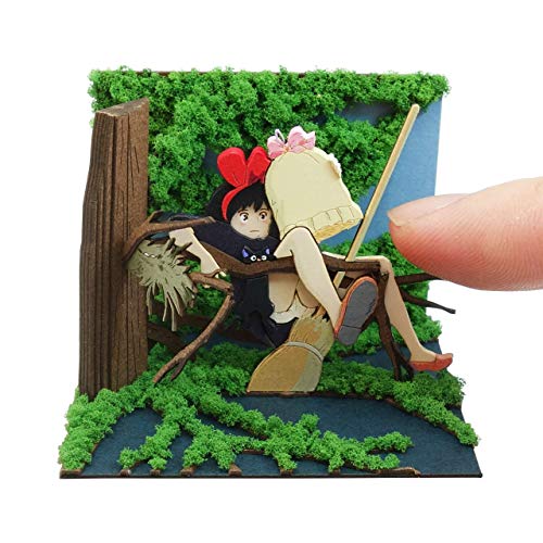 Sankei Studio Ghibli Mini Kiki's Lieferservice Kiki fällt in den Wald Papierbastelbogen MP07-124