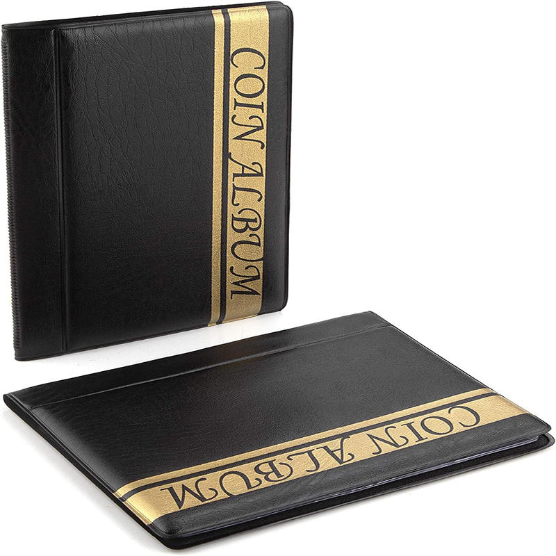 120 Pockets Coins Album Collection Book Commemorative Penny Coin Storage Album Book Collecting Coin Holders For Collector Gift