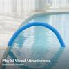 Foam Pool Noodle 150 Cm Long Swim SpongeLike Texture Swimming Support Rod Green Solid