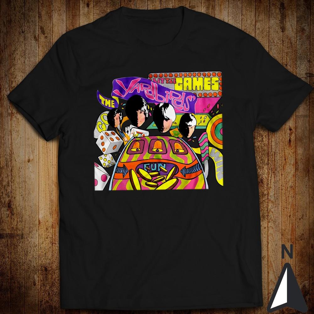 Little Games T-Shirt The Yardbirds White Summer Drinking Muddy Water Retro Unisex T-Shirt XL
