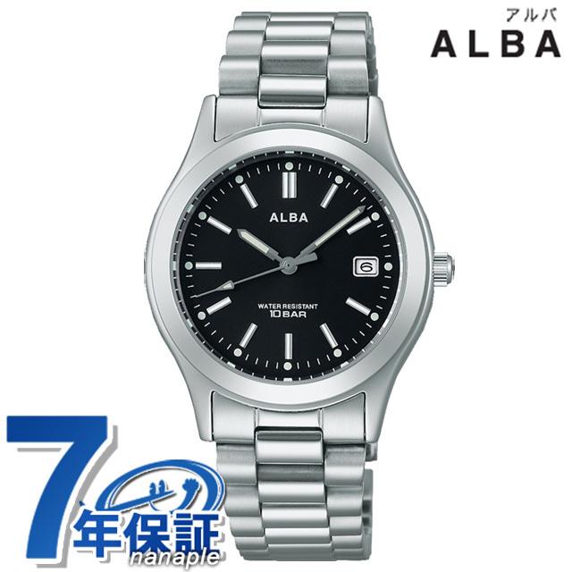 SEIKO Alba Quartz Watch ALBA AQGK474 Analog Black Men's