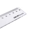Deli 20cm Plastic Ruler - Straight, Durable Tool for Students, Drafting, and Drawing