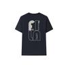 Fila Logo Print Fashion Casual Simple Round Neck Knitted Short Sleeve T-Shirt Men Tops Black F11M319105F-BK