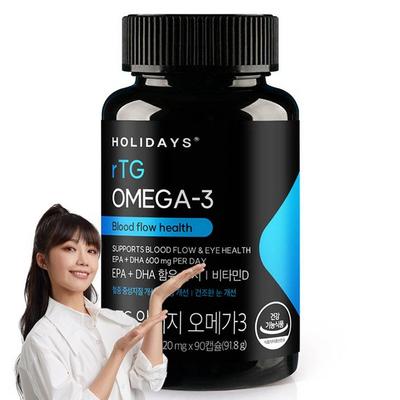 Holidays rTG Altige Omega 3 91,8g, 90 δισκία, 1 μονάδα, Κορεάτικη υγιεινή διατροφή