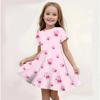 Summer Loose Fit Sundress Girls Peppa Pig Cute Cartoon Print Casual Soft Lightweight