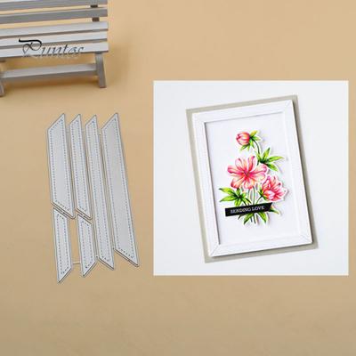 Quadro de corte de metal dados diy scrapbook cartões de papel álbum arte foto artesanato estêncil