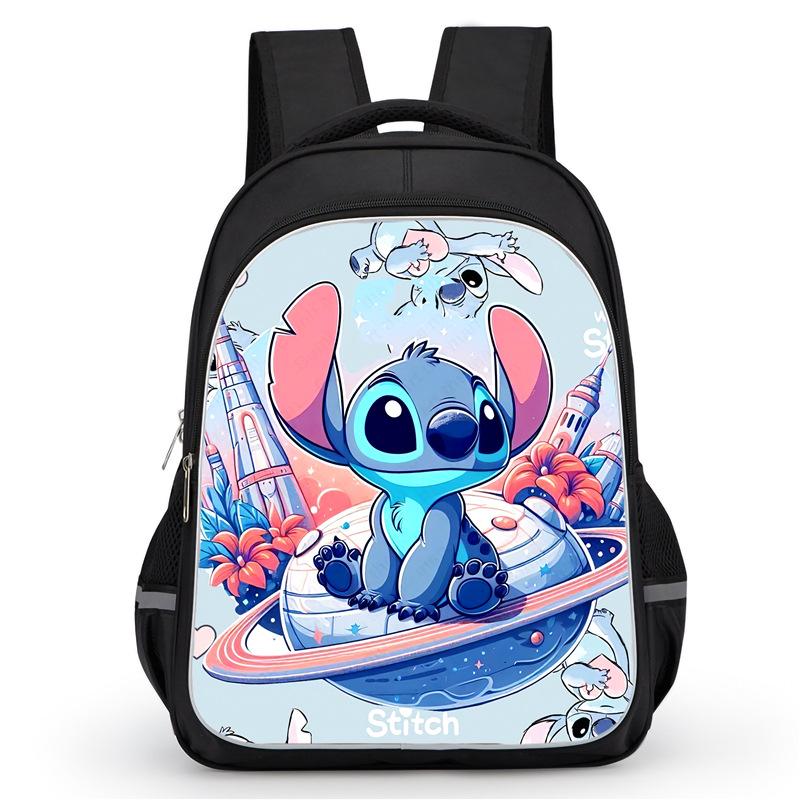 Stitch Peripheral Anime Backpack Men'S And Women'S School Bags