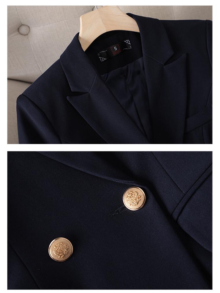Women's Professional Suit Set: Elegant Spring/Autumn Attire for College Interviews & Hotel Manager Uniform.