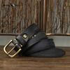 Handmade Leather Belt Genuine Leather Pin Buckle Top Layer Pure Cowhide Casual Retro Belt