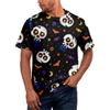 Halloween All Over Print T Shirt , Cute Pumpkin Graphic Tee for Women Men