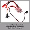 Bidirectional Brushed ESC High Efficiency Multi-level Current Adjustment Bidirectional Brushed ESC For RC Models For Boat