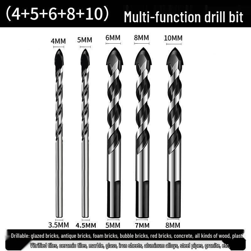 6mm Triangle Drill Bit for Tile, Concrete, Glass, and Cement