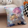 Fashion Animated AAether Gazer ICONS Cushion Cover Throw Pillow Cover Hidden Button Durable Polyester Chair Cushion