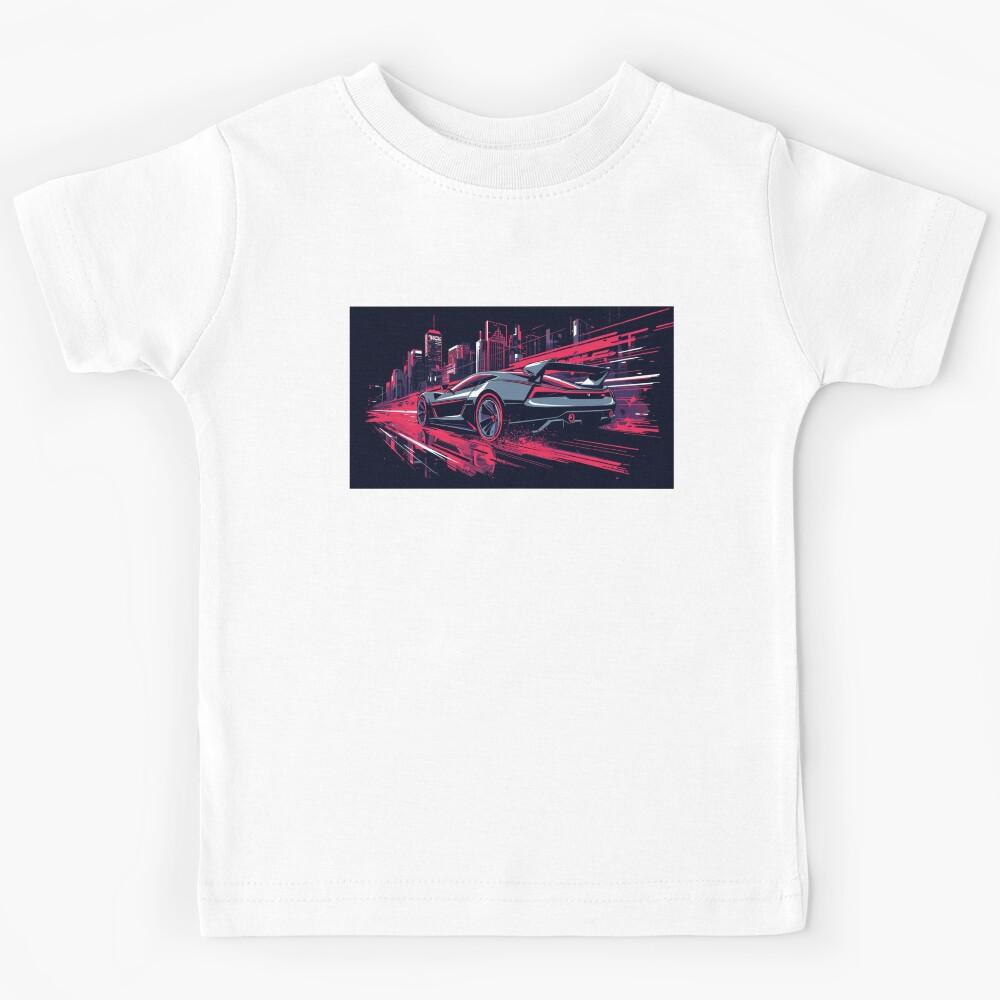 Futuristic Sports Car Kids T-Shirt 130
