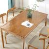Transparent Thin Soft Tablecloth Protective Cover Pad Waterproof Oil Resistant PVC Plastic Film Tablecloth Rectangular Round Hanging Dining Tablecloth