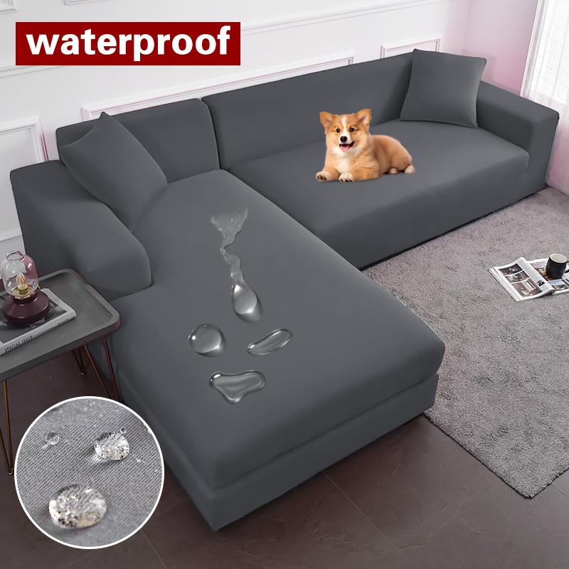 Water-Resistant Sofa Cover Stretch Armchair Couch Cover Corner Sofa Covers L Shaped Sofa Slipcover Protector 1Pc Medium(145-185cm)1pc