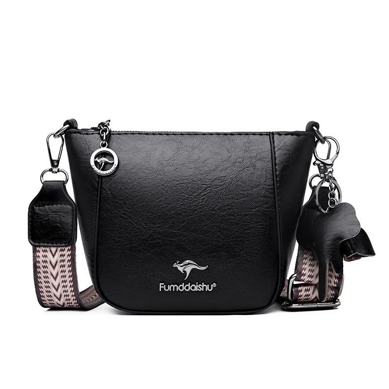 Повседневная Модная Сумка Через Плечо - Простая Женская Сумка Через Плечо чёрный