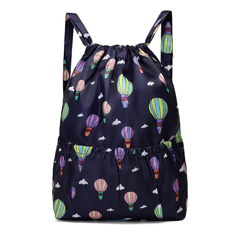 Nylon-Bündel-Taschen-Rucksack, Outdoor-Sporttasche, große Kapazität, leichter Reiserucksack