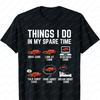 Herren Baumwoll T-Shirt für Auto-Liebhaber Lustiger Retro Spruch Weich Atmungsaktiv Fahrer Mechaniker Sammler Auto-Enthusiasten Lässiges T-Shirt