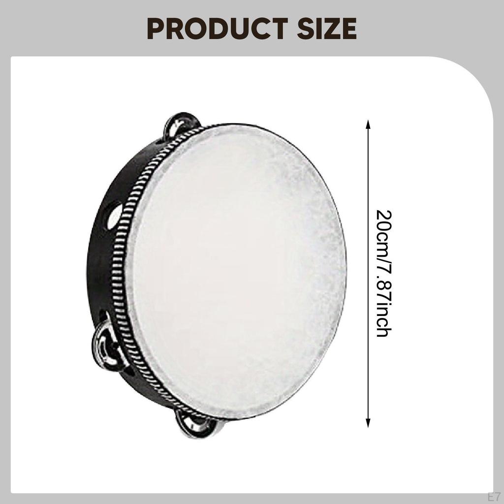 Hand Held Tambourine for , Musical Rhythm Toy, Versatile Percussion Instrument