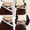 PU Waist Belts with Adjustable Pin Buckle Thin Adjustable Waist Belt Universal Woman Dresses Skirt Coat Waistband
