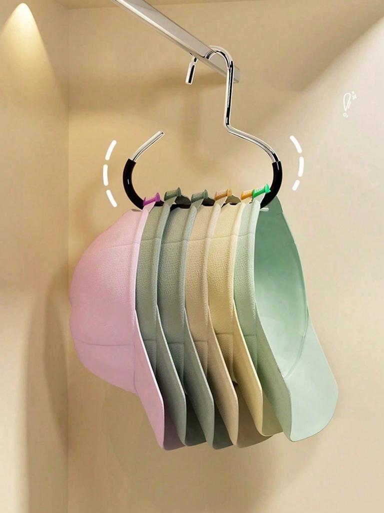 Hat Organizer Rack, Hanging Hat Holder For Wardrobe/Closet, Multi-Functional Hat Display Rack