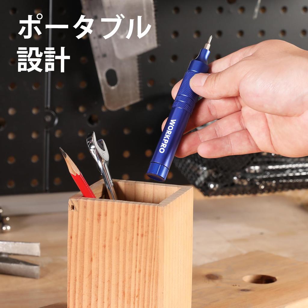 WORKPRO Precision Screwdriver Set with 24 S2 Steel Aluminum Magnetic Storage Convenient and Specialty Compatible with a Wide Range of and DIY Projects