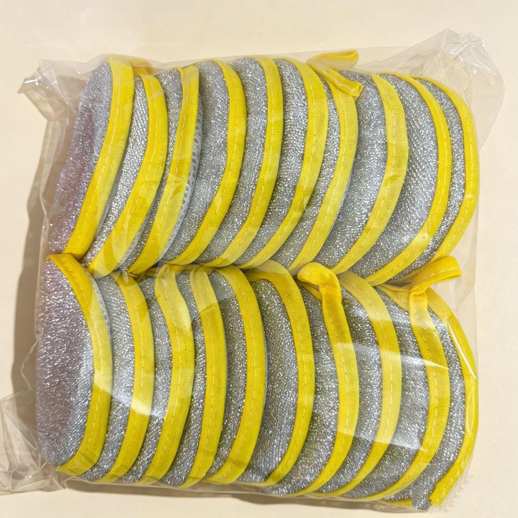 Esponja para Lavar Louça com Lado Esfoliante Dupla Face: Toalha Yuanbao, Esponja Mágica J-Cloth para Uso na Cozinha