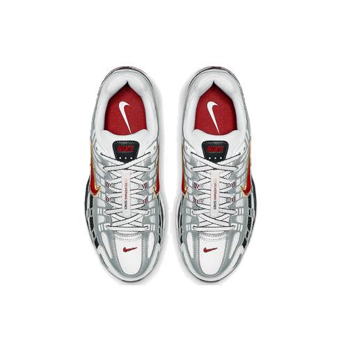 Nike P 6000 Cnpt Metallic Silber Rot Damen BV1021-101