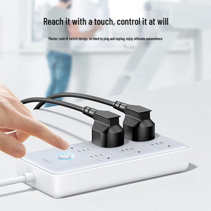 Ugreen CD356 6-Outlet Power Strip with Master Switch