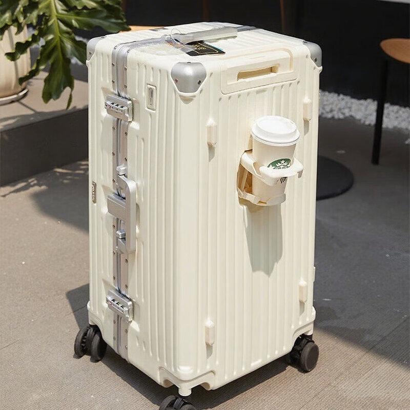 

Li Shen Front Opening Rechargeable Luggage with Cup Holder 22 inches
