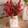10pcs Christmas Simulation Berry Berries Artificial Flower Fruit Plants Home Christmas Party Decoration DIY Gift Decor