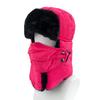 Winter windproof and cold-proof solid color hat thickened and velvet thermal ear protection hat outdoor headgear cycling thermal hat