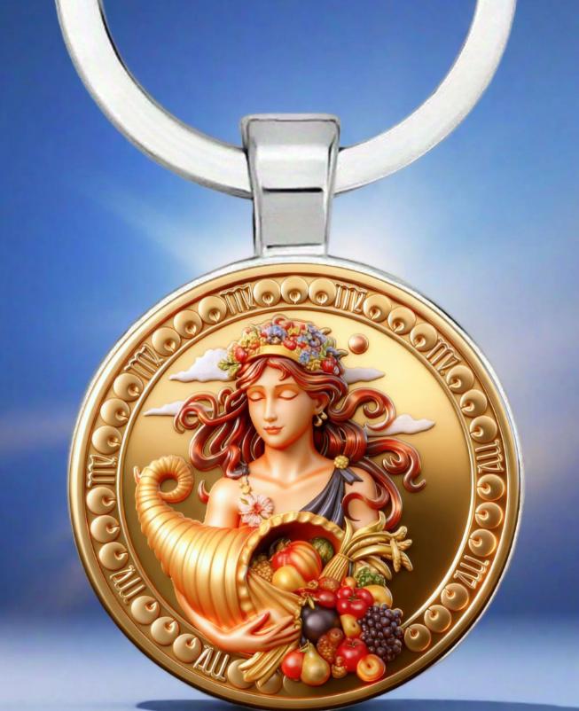 Подвеска-брелок, Круглая стеклянная подвеска из сплава One Size серебряный