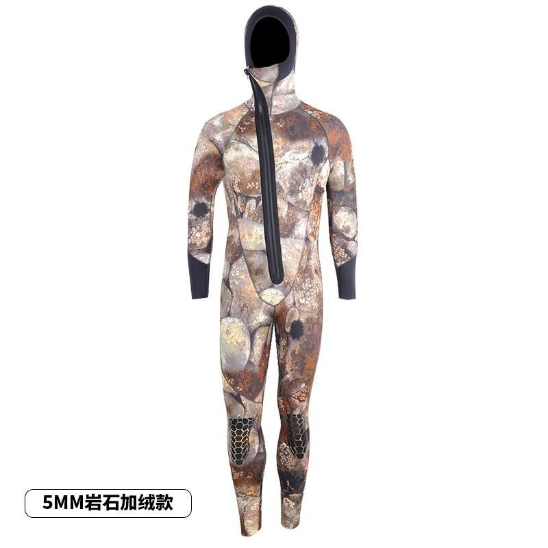 5mm Neoprene Hooded Wetsuit Men Women